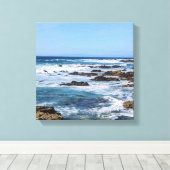 Stretch Canvas Print-海 – 無限のリターン キャンバスプリント (インサイチュ (ウッドフロア))