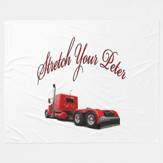 Stretch Your Peter Fleece Blanket フリースブランケット (正面(横))