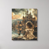 Stretched Canvas met Princess Elly  キャンバスプリント (正面)