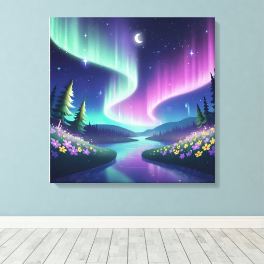 Stretched Canvas Print キャンバスプリント (インサイチュ (ウッドフロア))