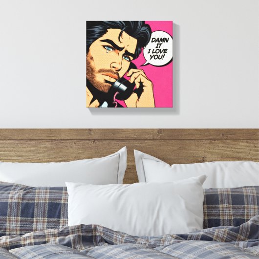 Stretched Canvas Print キャンバスプリント (インサイチュ (寝室))