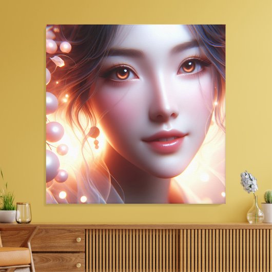 Stretched Canvas Print キャンバスプリント (インサイチュ (リビング))