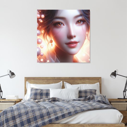 Stretched Canvas Print キャンバスプリント (インサイチュ (寝室))