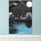 Stretched Canvas Print キャンバスプリント (インサイチュ (ウッドフロア))