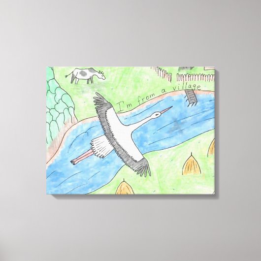 Stretched Canvas Print キャンバスプリント (正面)