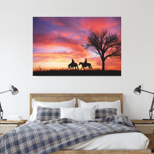 Stretched Canvas Print キャンバスプリント (インサイチュ (寝室))