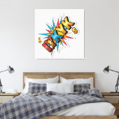 Stretched Canvas Print キャンバスプリント (インサイチュ (寝室))