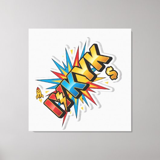 Stretched Canvas Print キャンバスプリント (正面)