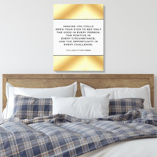 Stretched Canvas Print キャンバスプリント (インサイチュ (寝室))