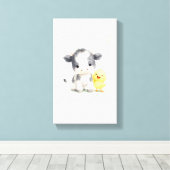 Stretched Canvas Print キャンバスプリント (インサイチュ (ウッドフロア))