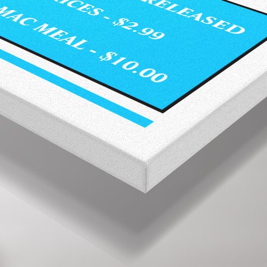 Stretched Canvas Print キャンバスプリント (コーナー (底面))