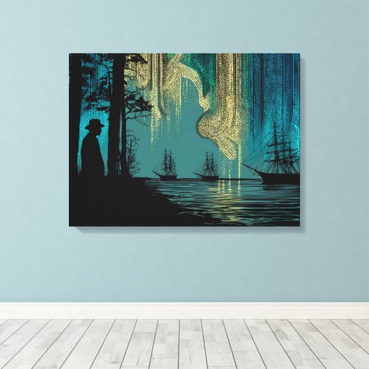 Stretched Canvas Print キャンバスプリント (インサイチュ (ウッドフロア))