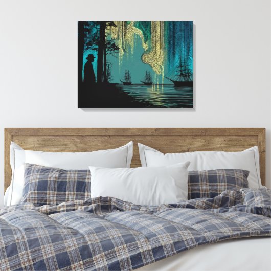 Stretched Canvas Print キャンバスプリント (インサイチュ (寝室))