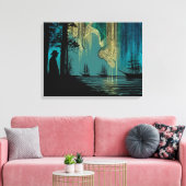 Stretched Canvas Print キャンバスプリント (インサイチュ (リビング))