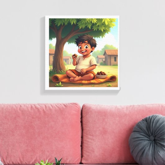 Stretched Canvas Print キャンバスプリント (インサイチュ (リビング))