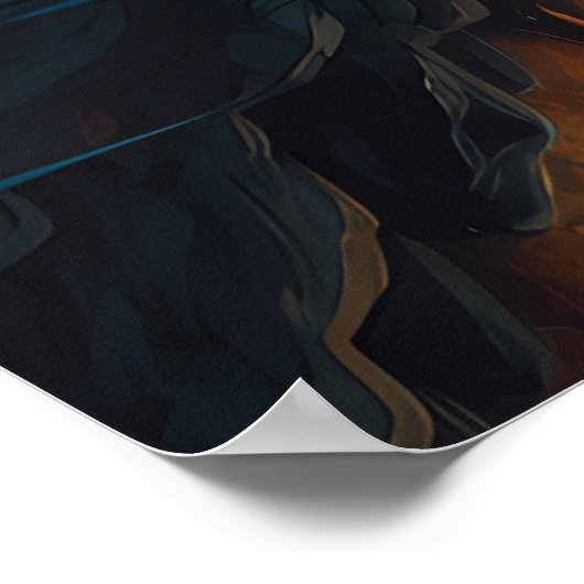 Stretched Canvas Print ポスター (角)