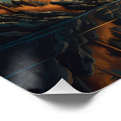 Stretched Canvas Print ポスター (コーナー)