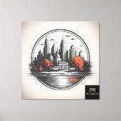 Stretched Canvas Print 1 キャンバスプリント (正面)