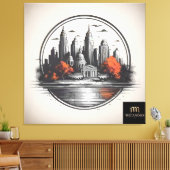 Stretched Canvas Print 1 キャンバスプリント (インサイチュ (リビング))