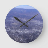 Stretched Canvas Print Art #14 ラウンド壁時計 (正面)
