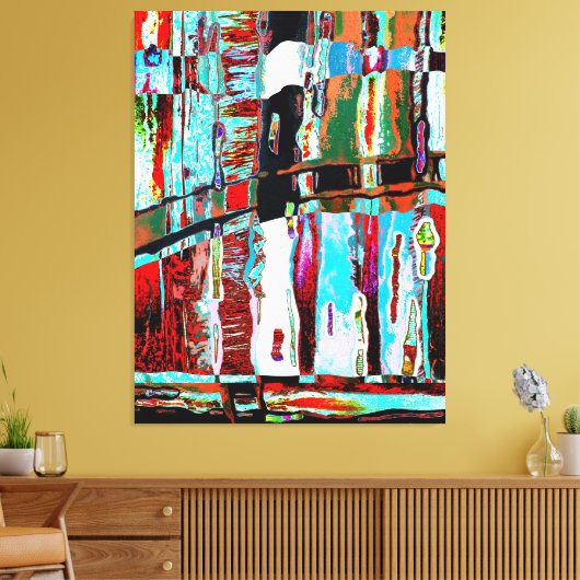 Stretched Canvas Print – Collapse Reflection キャンバスプリント (インサイチュ (リビング))