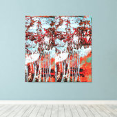 Stretched Canvas Print – Corrosion Pulse キャンバスプリント (インサイチュ (ウッドフロア))