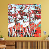 Stretched Canvas Print – Corrosion Pulse キャンバスプリント (インサイチュ (リビング))