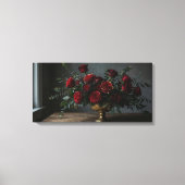Stretched Canvas Print Dark Florals キャンバスプリント (正面)