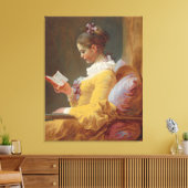 Stretched Canvas Print, gallery art c.1769 キャンバスプリント (インサイチュ (リビング))
