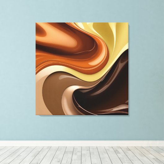 Stretched canvas print in stylish graphic キャンバスプリント (インサイチュ (ウッドフロア))