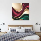 Stretched canvas print in stylish graphic キャンバスプリント (インサイチュ (寝室))
