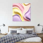 Stretched canvas print in stylish graphic キャンバスプリント (インサイチュ (寝室))
