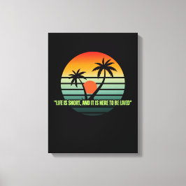 Stretched Canvas Print,Motivational Quote Wall Art キャンバスプリント