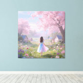 Stretched Canvas Print quiet Beauty キャンバスプリント (インサイチュ (ウッドフロア))
