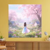 Stretched Canvas Print quiet Beauty キャンバスプリント (インサイチュ (リビング))