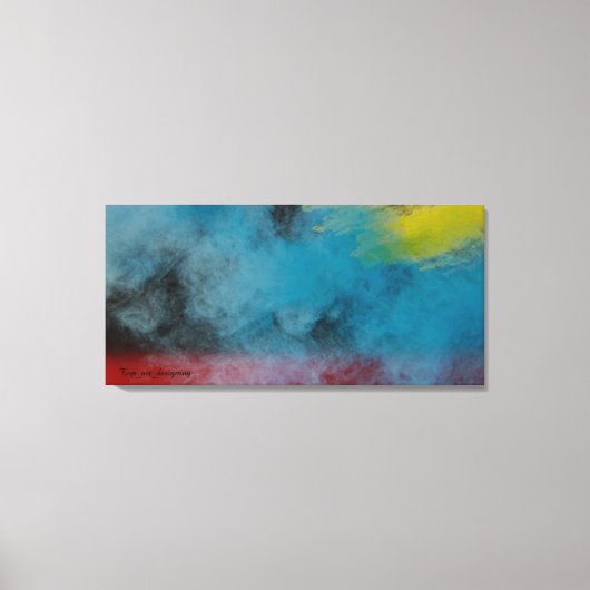 Stretched Canvas Print  Space smoke  キャンバスプリント (正面)