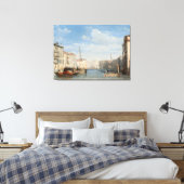 Stretched Canvas Print the frand canal キャンバスプリント (インサイチュ (寝室))