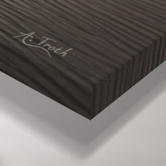 Stretched Canvas Print - Victorian London Street キャンバスプリント (コーナー (底面))