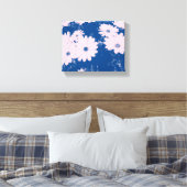 stretched canvas print with beautiful flower image キャンバスプリント (インサイチュ (寝室))