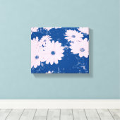 stretched canvas print with beautiful flower image キャンバスプリント (インサイチュ (ウッドフロア))