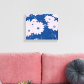 stretched canvas print with beautiful flower image キャンバスプリント (インサイチュ (リビング))