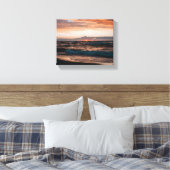 Stretched canvas with beach waves image キャンバスプリント (インサイチュ (寝室))