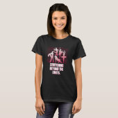 Stretching Beyond The Limits Funny Dance Humor Dan Tシャツ (正面フル)