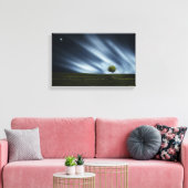Streted Canvas Print – 横向きStar's Tree キャンバスプリント (インサイチュ (リビング))