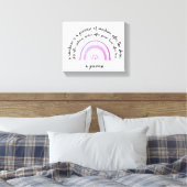 Streted Canvas Print - A Promise キャンバスプリント (インサイチュ (寝室))