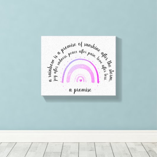 Streted Canvas Print - A Promise キャンバスプリント (インサイチュ (ウッドフロア))