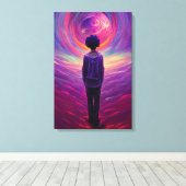 Streted Canvas Print Art: NDE NDEトンネル キャンバスプリント (インサイチュ (ウッドフロア))