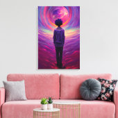 Streted Canvas Print Art: NDE NDEトンネル キャンバスプリント (インサイチュ (リビング))