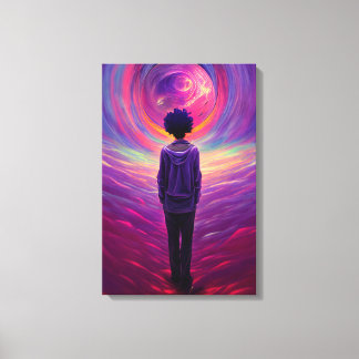 Streted Canvas Print Art: NDE NDEトンネル キャンバスプリント