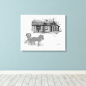 Streted Canvas Print : Day in the Country キャンバスプリント (インサイチュ (ウッドフロア))